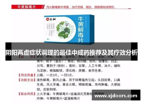 阴阳两虚症状调理的最佳中成药推荐及其疗效分析